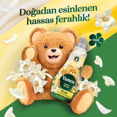 Doğal Özler ile Vanilya Konsantre Çamaşır Yumuşatıcısı 1200 ml