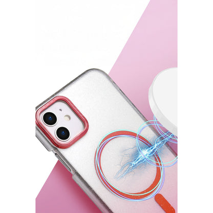 iPhone 12 Glossy Magsafe Kapak - Mavi