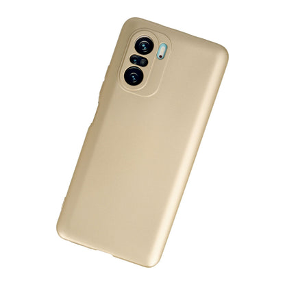 Poco F3 Kılıf First Silikon - Gold