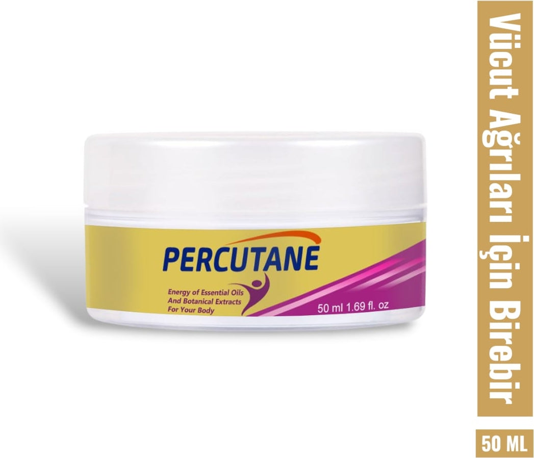 Percutane Vücut Ağrı Yönetimi Için Hızlı ve Etkili Masaj Bakım Kremi 50 ml x 3 Adet