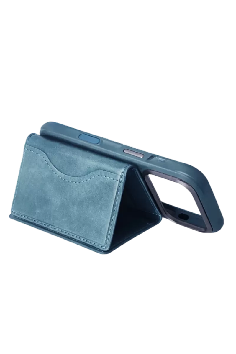Tema Magsafe Deri Kartlık - Turkuaz