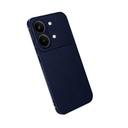 Poco X8 Pro Max Auto Focus Karbon Kapak - Lacivert