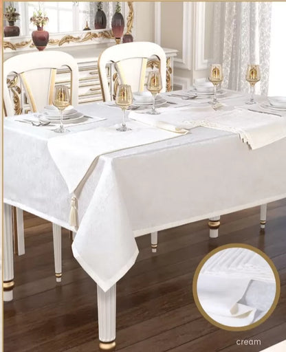 Gabi Amerikan Servisli Siyah 26 Parça 12 Kişilik 155 × 220 cm Masa Takımı