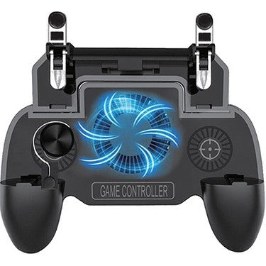 Telefon Uyumlu Tetikli Fanlı Siyah Joystickli Oyun Kontrol