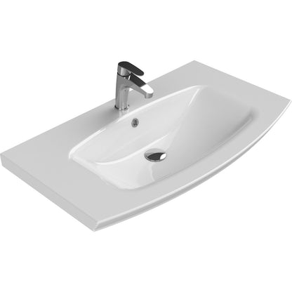 Etajerli 90 cm Turkuaz Seramik ile Estetik