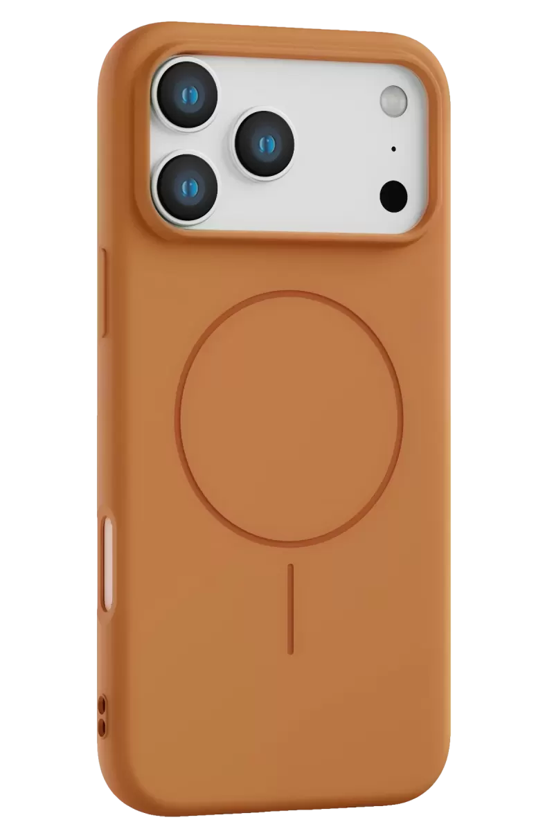 iPhone 17 Pro Max Jully Magsafe Kapak - Turuncu