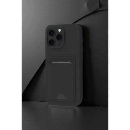 iPhone 16 Pro Kılıf Kelvin Kartvizitli Silikon - Lila