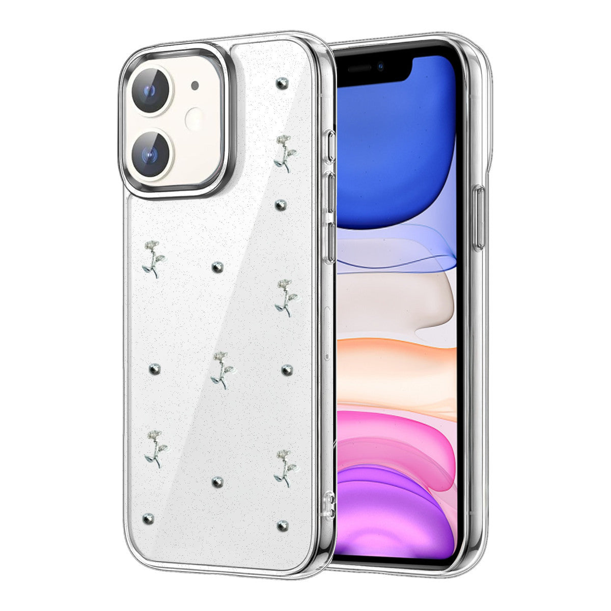 iPhone 12 Fiyonk Desenli Kapak - Desen 4