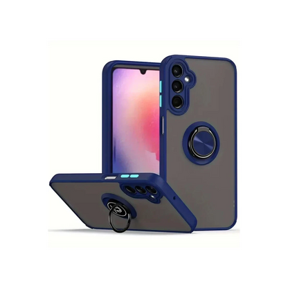 Galaxy A17 5G Montreal Yüzüklü Silikon Kapak - Lacivert