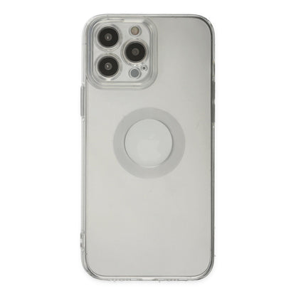 iPhone 14 Pro Max Kılıf Santa Lens Silikon - Şeffaf