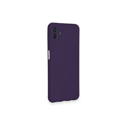 Galaxy A04 Kılıf Nano içi Kadife Silikon - Mor