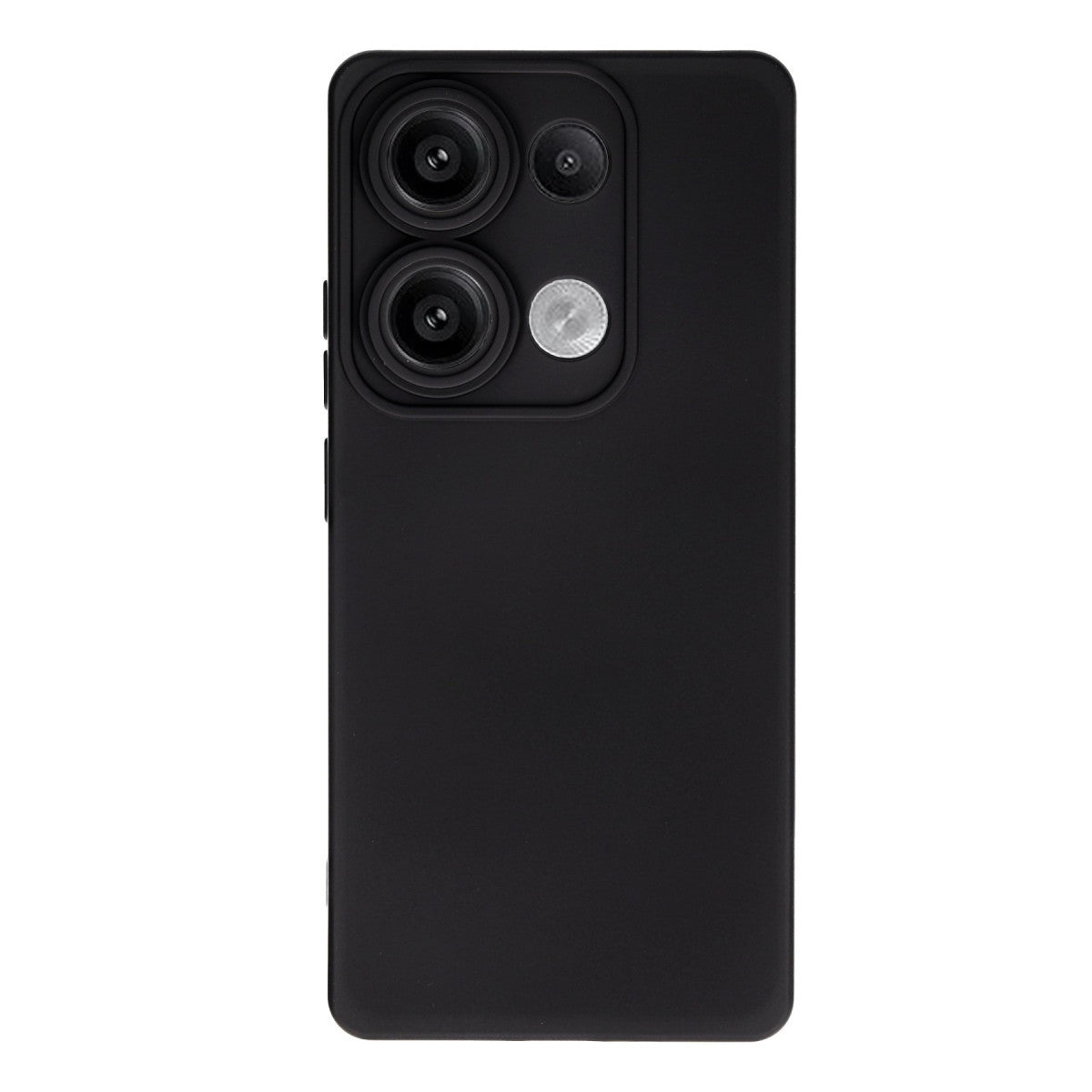 Redmi Note 13 4G Kılıf Nano içi Kadife Silikon - Siyah