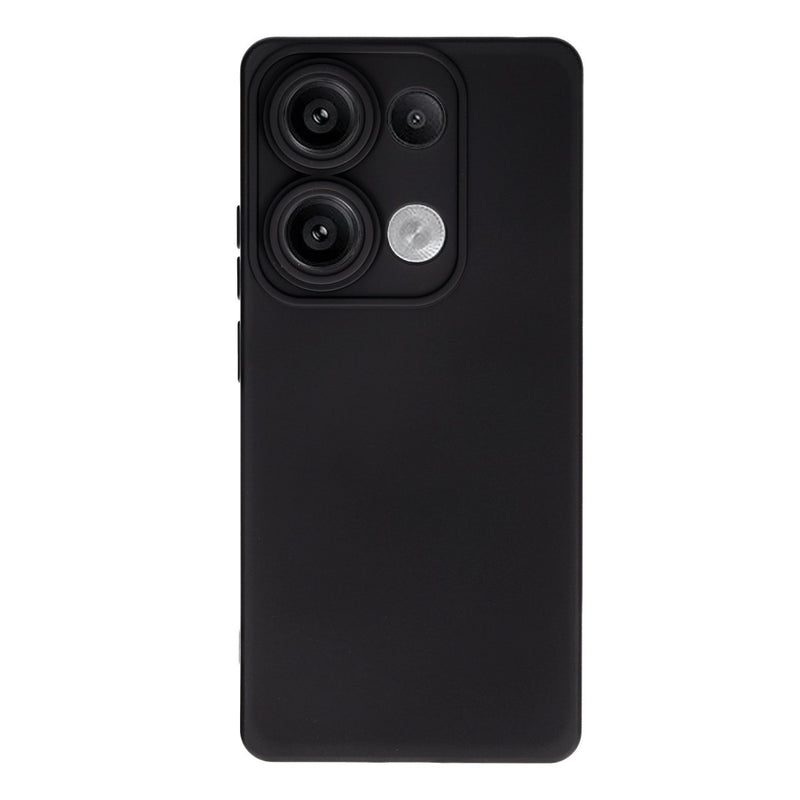 Redmi Note 13 4G Kılıf Nano içi Kadife Silikon - Siyah