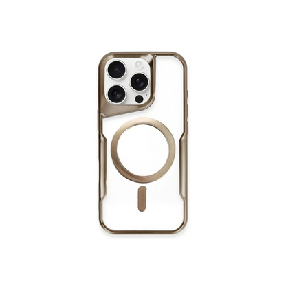 iPhone 14 Pro Max Kılıf Boyi Magsafe Silikon Kapak - Kahverengi