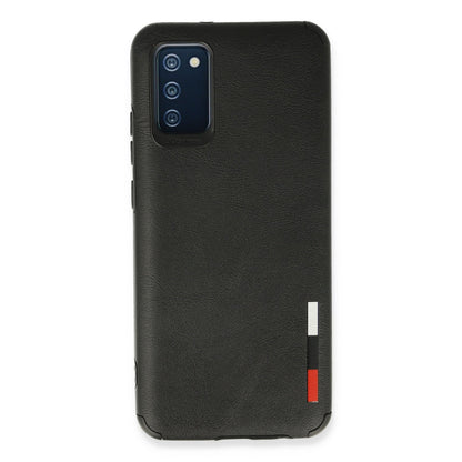 Galaxy A02S Kılıf Loop Deri Silikon - Siyah
