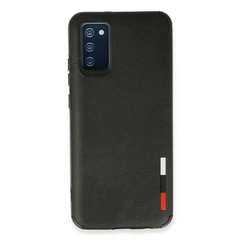 Galaxy A02S Kılıf Loop Deri Silikon - Siyah