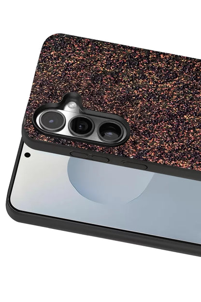 Onegif Galaxy S25 Bright Simli Kapak - Derin Mor