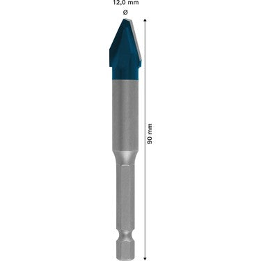 12*90 mm Hex-9 Matkap Ucu, Yüksek Performans