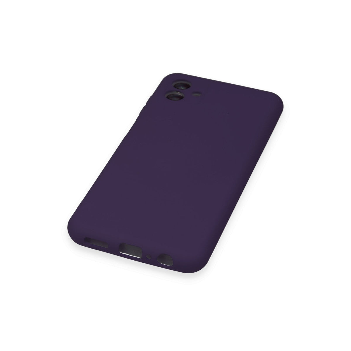 Galaxy A04 Kılıf Nano içi Kadife Silikon - Mor