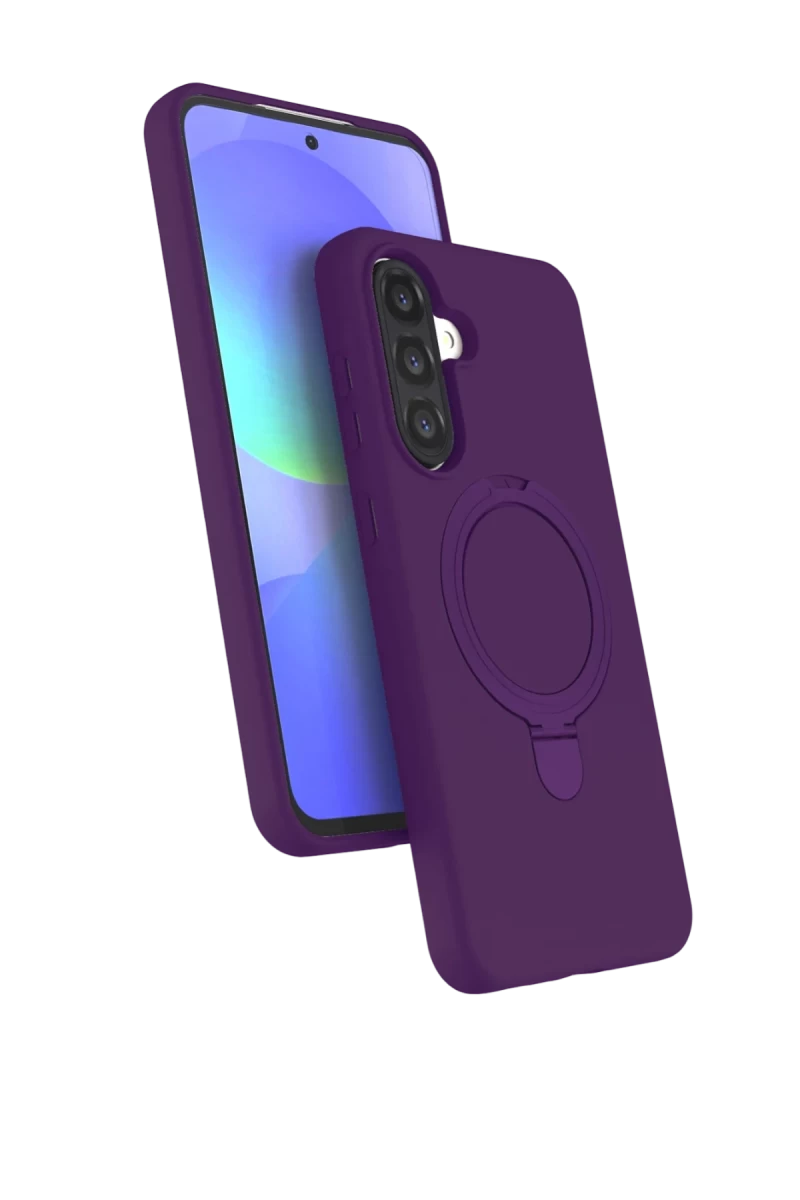 Galaxy A26 Regal Magsafe Standlı Kapak - Derin Mor