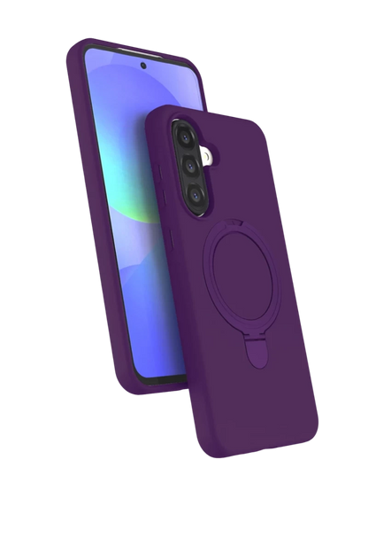 Galaxy A26 Regal Magsafe Standlı Kapak - Derin Mor