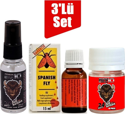 Bizon Sprey Spanish Fly Kadin Kadın Damla Bizon 100MG 10lu