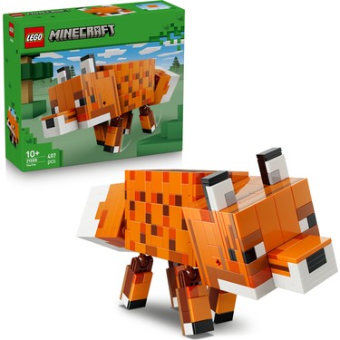 Minecraft Tilki Yapım Seti, 10 Yaş ve Üzeri için Dekoratif