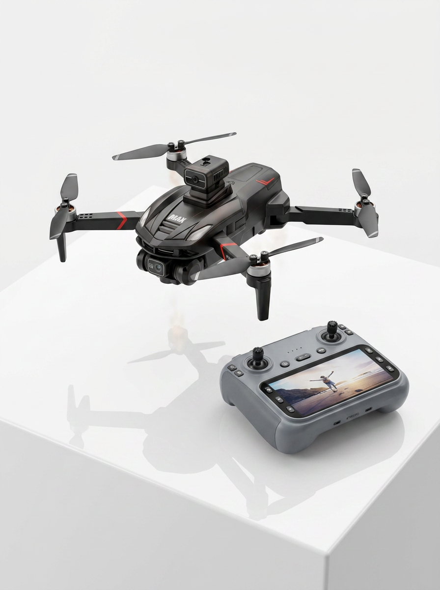 Ekranlı Kumandalı Katlanabilir Kamera Drone Hobi ve Günlük Kullanım