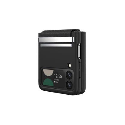 Galaxy Z Flip 3 Kılıf Belt Flip Kapak - Siyah