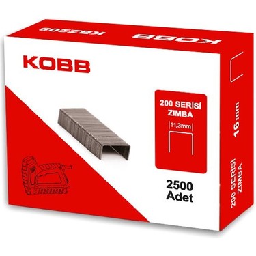 16 mm Zımba ile 2500 Adet Ağır Hizmet Tipi Zımba Seti