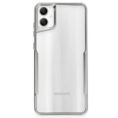 Galaxy A05 Kılıf Boyi Silikon Kapak - Gümüş