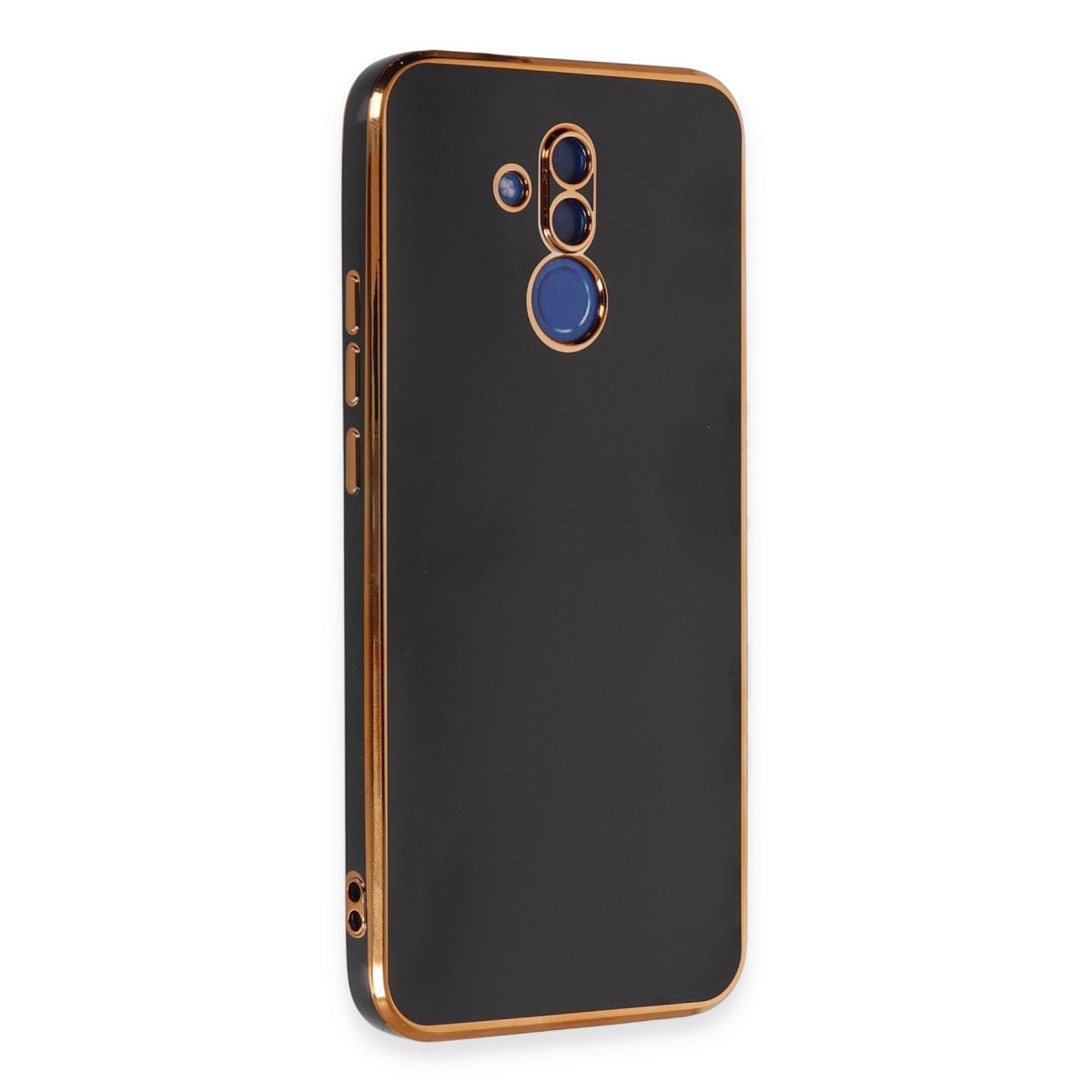 Mate 20 Lite Kılıf Volet Silikon - Siyah