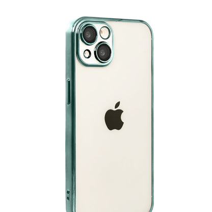 iPhone 15 Razer Lensli Silikon - Yeşil