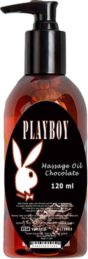 Playboy Çikolatalı Masaj Yağı 120 ml Aromaterapi / 120ML Playboy Chocolate Massage Oil