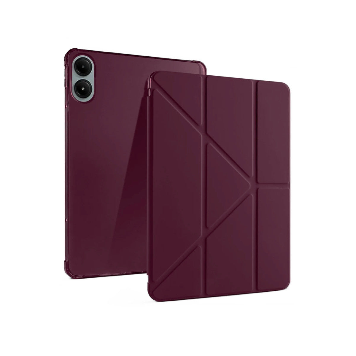 Redmi Pad Pro 12.1 Kılıf Kalemlikli Mars Tablet Kılıfı - Mürdüm