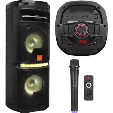 Seyyar Anfi Mikrofon, 30W Güç, Bluetooth ve FM Özellikleri ile Kullanım