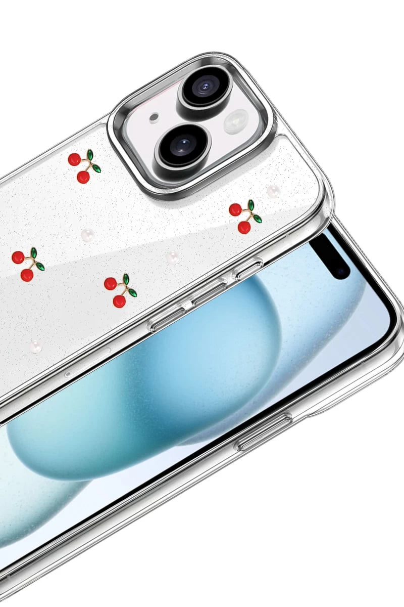 iPhone 14 Fiyonk Desenli Kapak - Desen 9