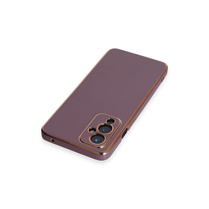 One Plus 9 Kılıf Volet Silikon - Mor
