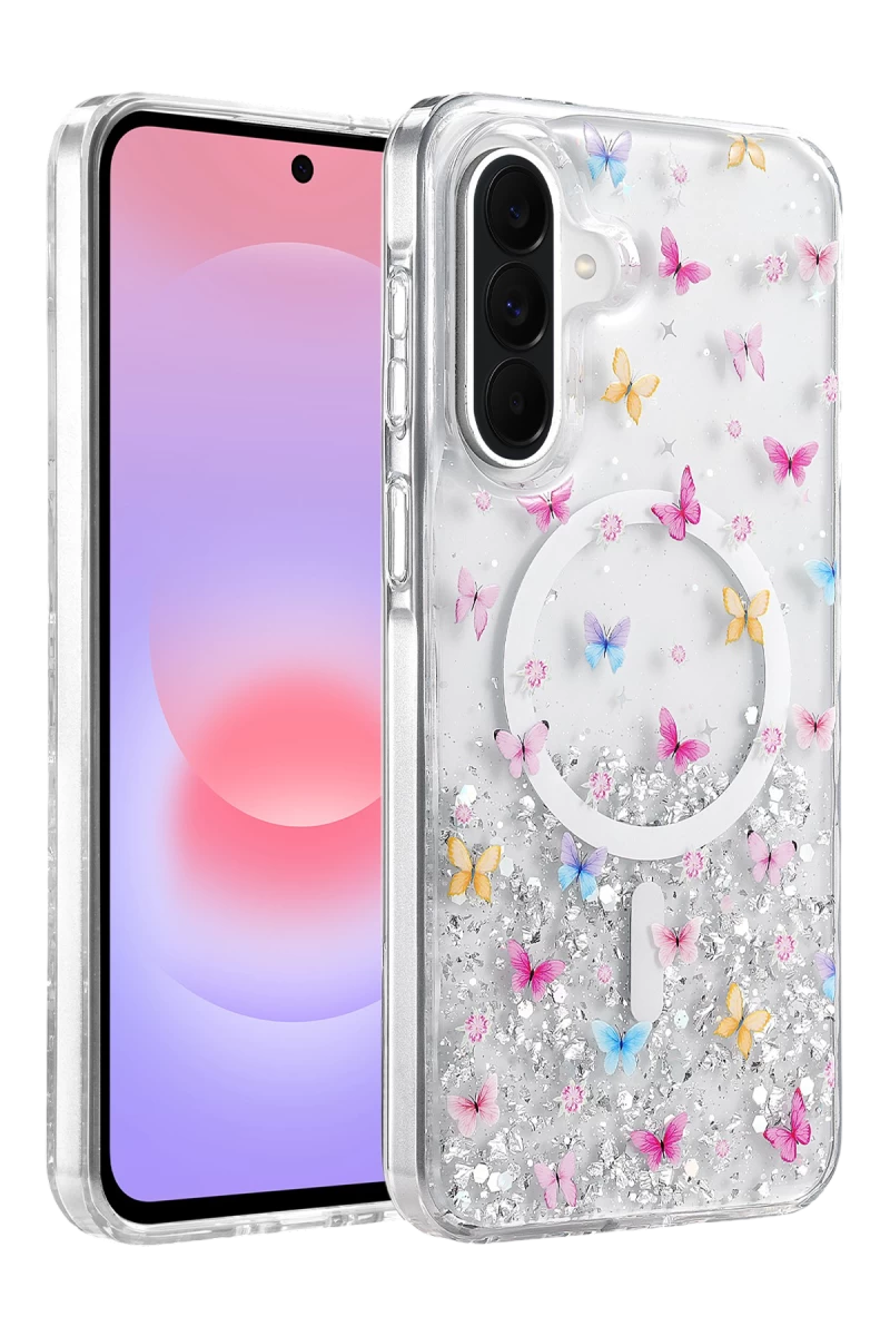 Onegif Galaxy A37 5G Misk Simli Magsafe Kapak - Desen 4