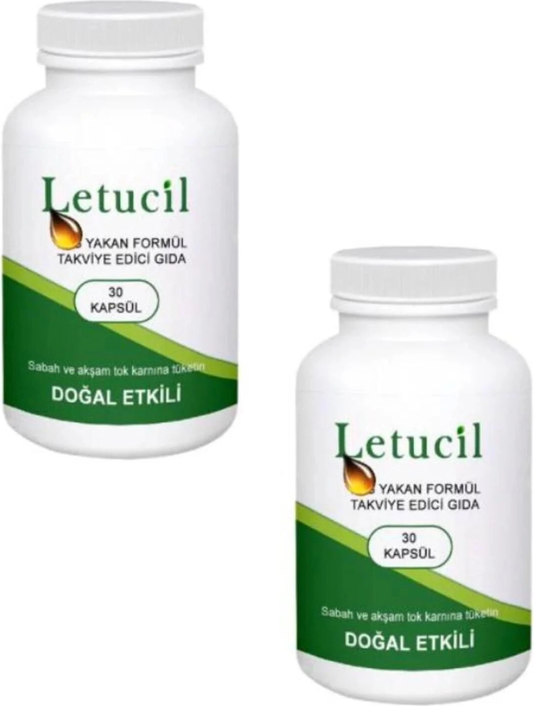 Letucil 30lu Biberiye&yeşil Çayın Etkisiyle Dstklyci Ürün x 2 Adet