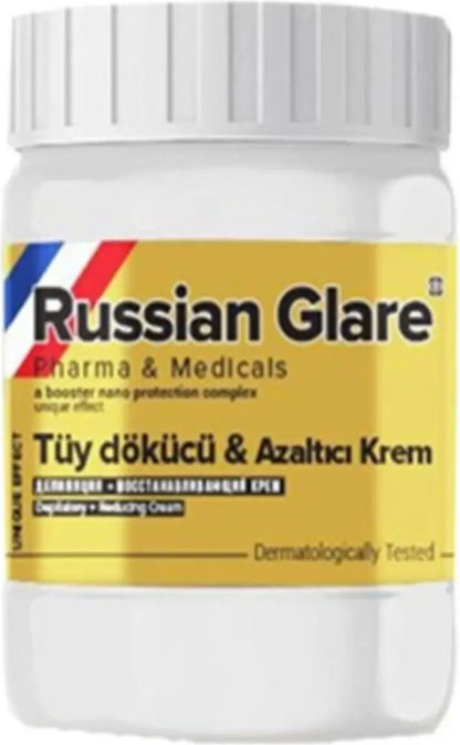 Three Brand 50 ml Arnavut Kremi 2 Ad + Russıan Glare Tüy Dökücü Azaltıcı Merhem 50 ml 3 Ad