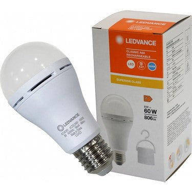Şarjlı LED Lamba, 8W 865 Parlaklık Özelliği