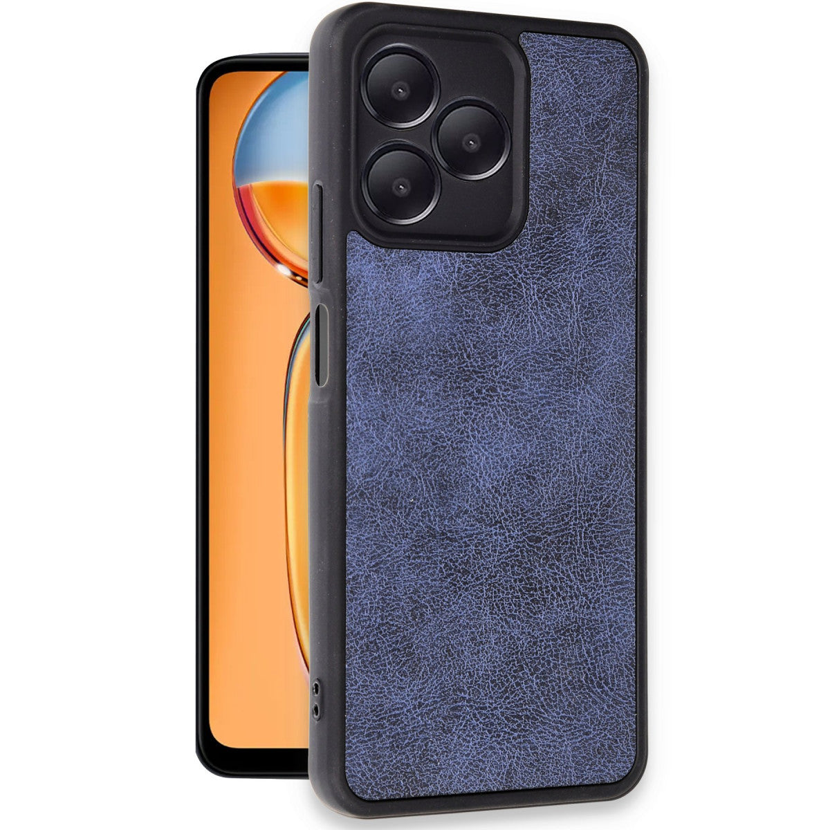 Realme Note 50 4G Kılıf Aras Deri Kapak - Lacivert