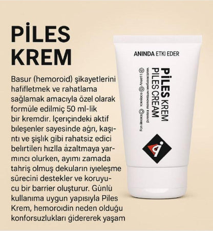 Piles Rahatlamanız Için Yeni Formüllü Çözümünüz Bakım Kremi 50 ml x 1 Adet