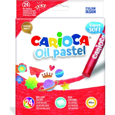 Yağlı Pastel Boya Kalemi, Renkli ve Eğlenceli