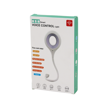 USB Sesli Kontrol 16 LED Mini Masa Lambası