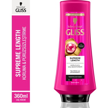 360 ml Koruyucu Saç Bakım Kremi, Tüm Saçlar İçin Besleyici