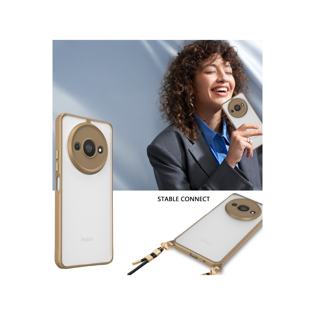 Redmi A3 4G Kılıf Penta Silikon Kılıf - Siyah