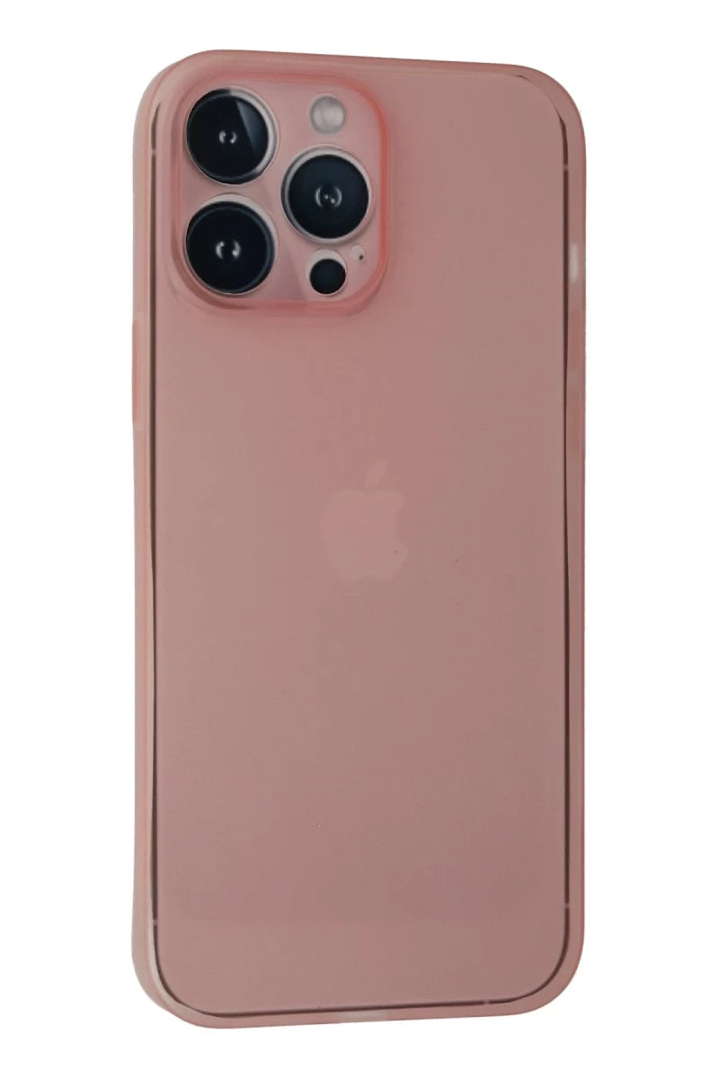 iPhone 13 Pro Kılıf PP Ultra İnce Kapak - Pembe
