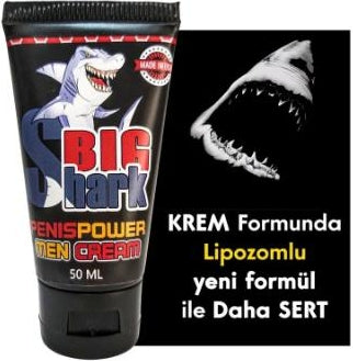 Asimox Bigshark Peniis Power Men Cream 50ML/LIPOZOMLU Formül Ile Daha Sert